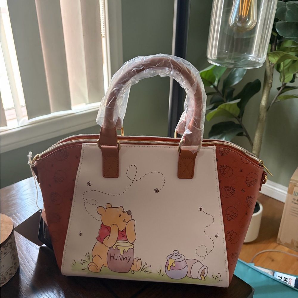 Winnie the Pooh Honey Tote Bag - Cream & Brown